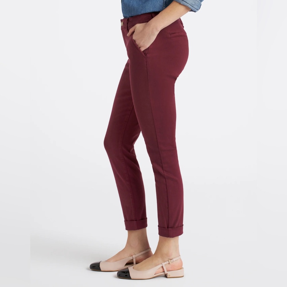 NWT Cosmic Blue Love Petite Women’s Callie Cuffed Skinny Pant 8P - Picture 2 of 5